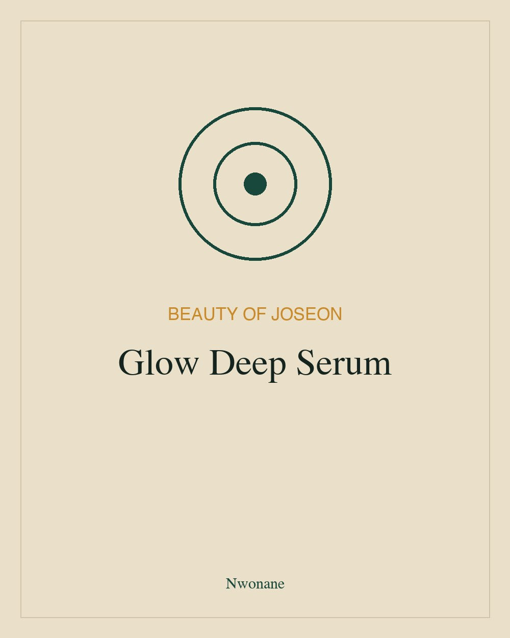 Beauty of Joseon Glow Deep Serum
