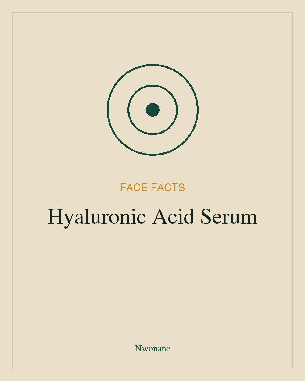 Face Facts Hyaluronic Acid Hydrating Serum