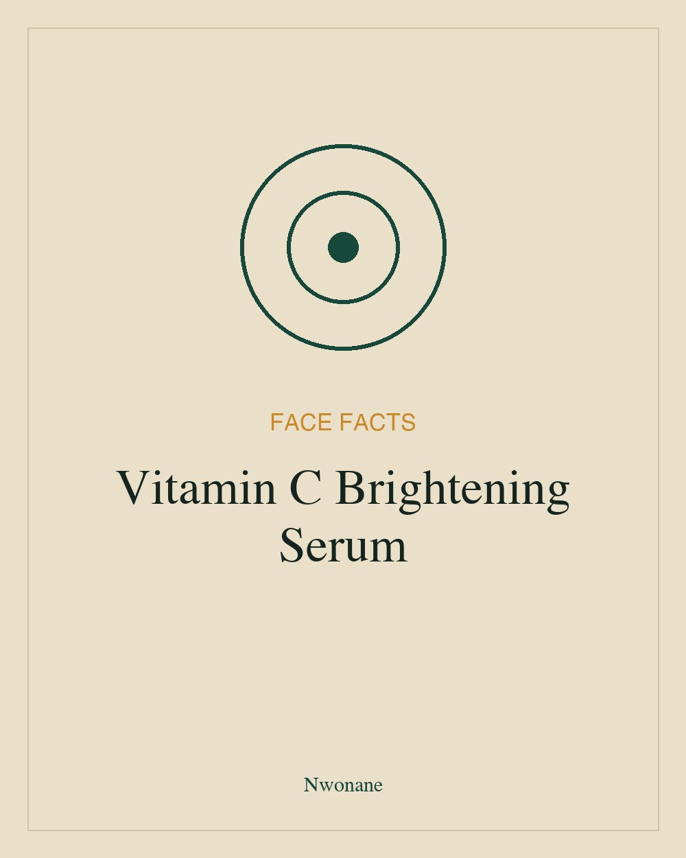 Face Facts Vitamin C Brightening Serum