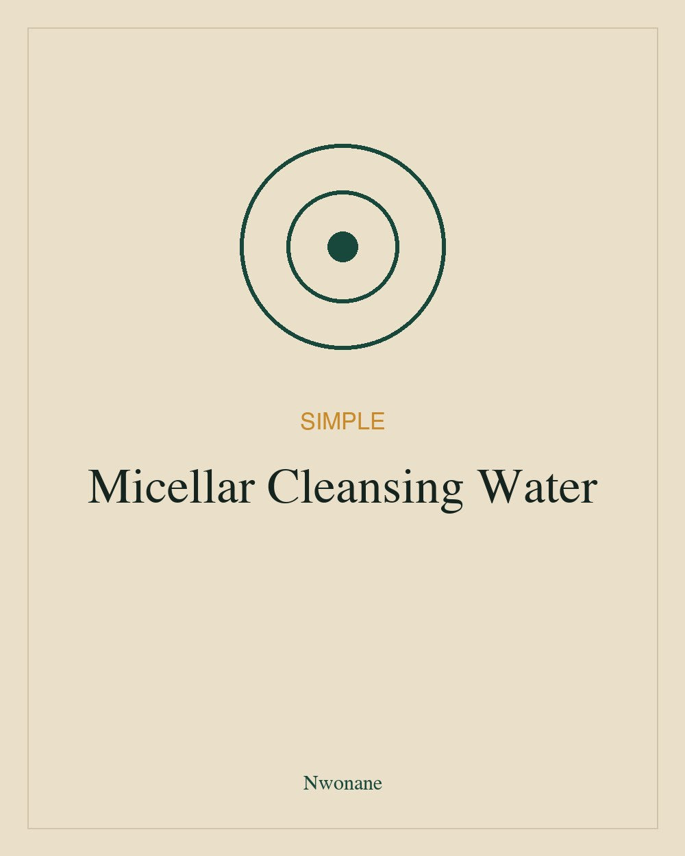 Simple Kind to Skin Micellar Cleansing Water