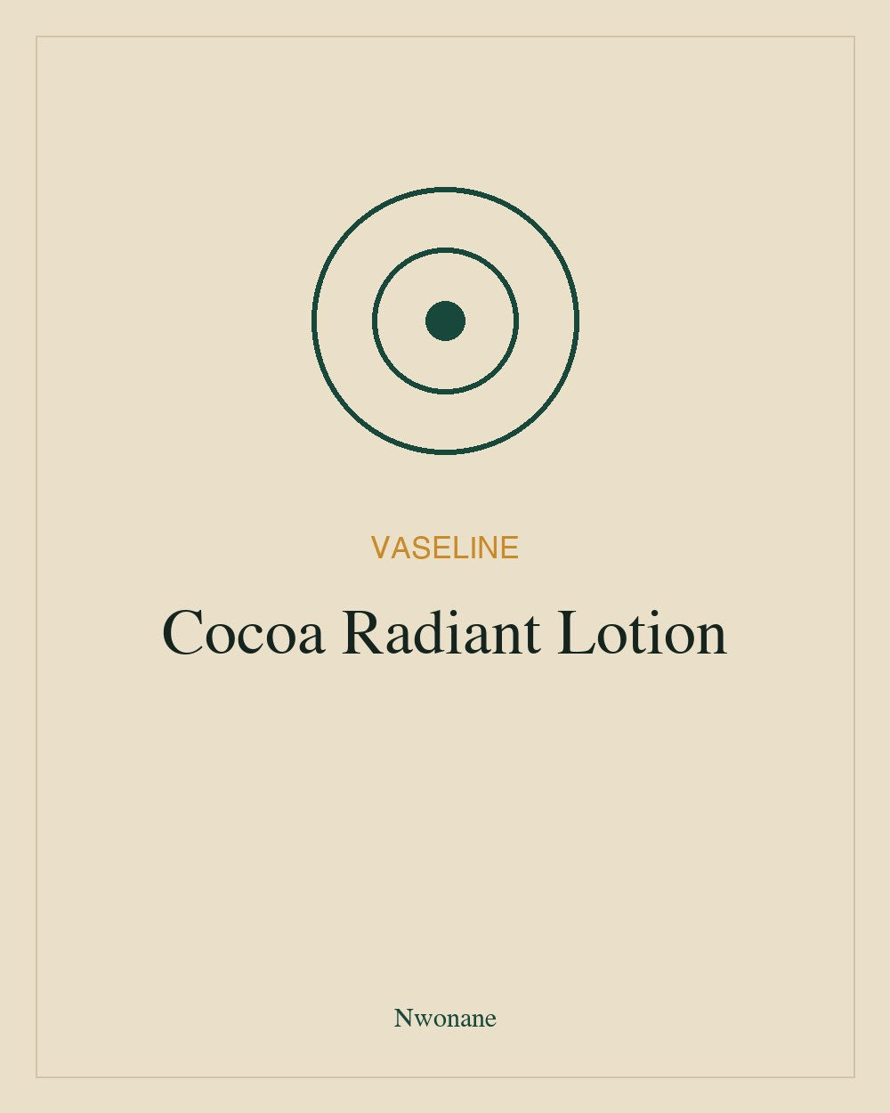 Vaseline Intensive Care Cocoa Radiant Lotion